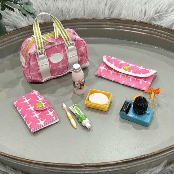 Our Generation Bon Voyage Travel Bag Doll Accessory Set for 18" Dolls - Picture 1 of 4